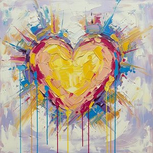 Radiant Pulse Of Gold: An Expansive Symphony Of Spontaneous Joy And Texture — Christian Noiret
