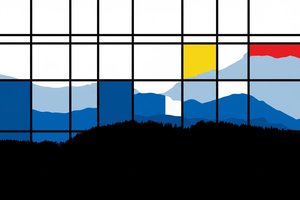 Deconstructed Blue: Fragmented Alpine Planes