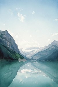 Cerulean Stillness: An Echo Of Alpine Silence
