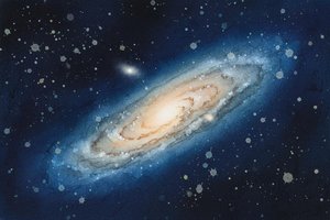 Celestial Reverie: The Luminous Spiral