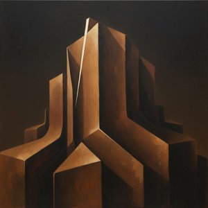 Monolithic Shadows In Ochre: A Singular Study Of Eternal Architectural Silence