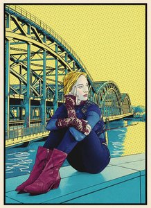 Solitude In Cyan And Steel