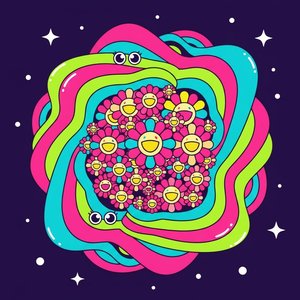 Celestial Bloom In Chromatic Resonance