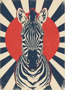 Equine Radiance: The Totem In Crimson