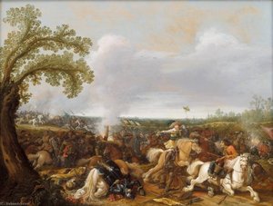 King Gustav Adolf Ii Of Sweden In The Battle Of Lutzen, 1632 — Jan Asselijn