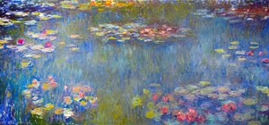 Le Bassin Aux Nympheas - Reflets Verts — Claude Monet