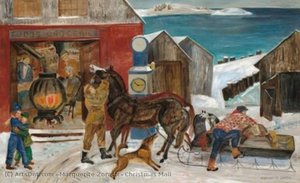 Christmas Mail — Marguerite Zorach, American Illustration