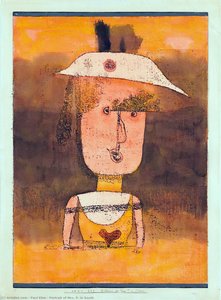 Portrait Of Mrs. P. In South — Paul Klee