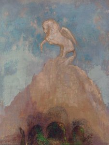 White Pegasus — Odilon Redon