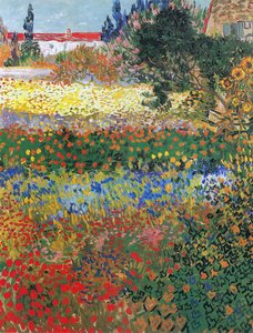 Blommande Trädgård — Vincent Willem Van Gogh