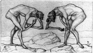 Meeting Of Two Men — Paul Klee