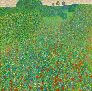 Poppy Field — Gustav Klimt