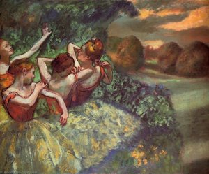 Four Dancers — Edgar Degas