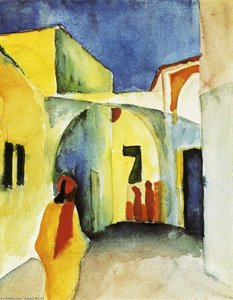 View Of An Alley — August Macke