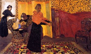 Interior With Red Bed (also Known As The Bridal Chamber) — Jean-édouard Vuillard