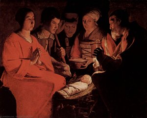 The Adoration Of The Shepherds — Georges De La Tour