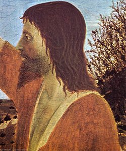 Baptism Of Christ (detail) — Piero Della Francesca