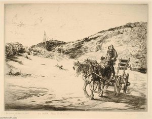 The Beach At Baie, St. Paul — George Hand Wright