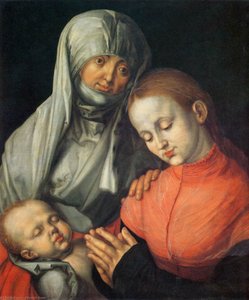 Santa Ana Con La Virgen María — Albrecht Dürer