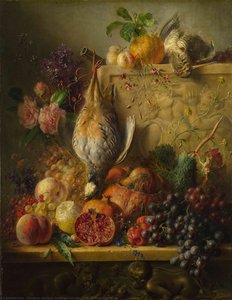 Fruit, Flowers And Game — Georgius Jacobus Johannes Van Os
