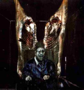 Postava S Mäsom, 1954 — Francis Bacon