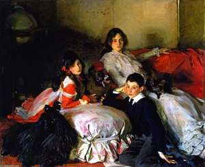 Essie, Ruby And Ferdinand, Children Of Asher Wertheimer — John Singer Sargent