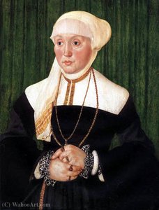 Portrait Of A Lady At The Age Of Twenty-seven — Hans Mielich