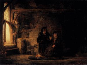 Tobit Y Su Esposa — Rembrandt Van Rijn