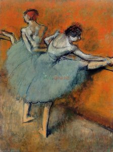 Dancers At The Barre 1 — Edgar Degas