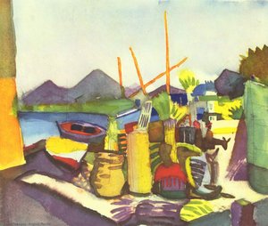 Landscape Near Hammamet — August Macke