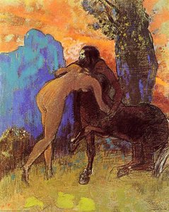 Woman And Centaur — Odilon Redon