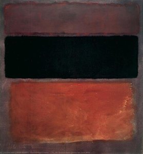 No. 10 (brown Black Sienna On Dark Wine