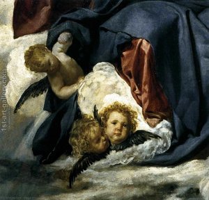 The Coronation Of The Virgin (detail) — Diego Velázquez