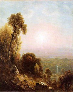 Sunset In The Adirondacks — Sanford Robinson Gifford, Hudson River School