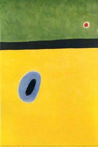 The Lark's Wing, Encircled With Golden Blue, Rejoins The Heart Of The Poppy Sleeping On A Diamond-studded Meadow — Joan Miró