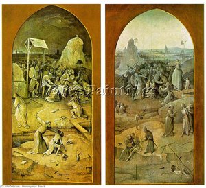 Tiptych Of Temptation Of St Anthony