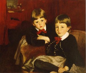 Portrait Of Two Children — John Singer Sargent