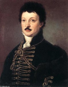 Portrait Of Poet Dániel Berzsenyi — Janos Donat