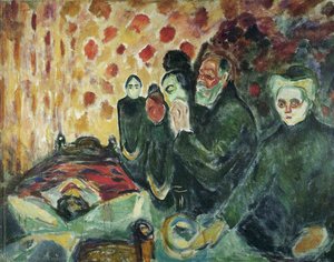 Near The Bed Of Death (fever) — Edvard Munch