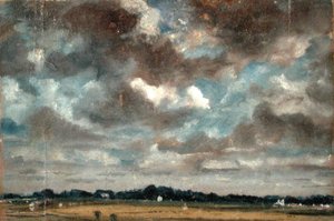 Extensive Landscape With Grey Clouds — John Constable