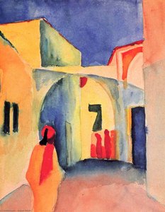 A Glance Down An Alley — August Macke