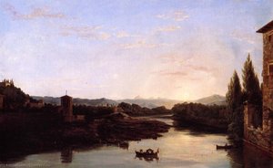 View Of The Arno — Thomas Cole
