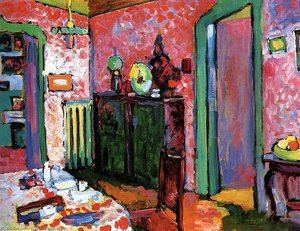 Interiér (moje Jedáleň) — Wassily Wassilyevich Kandinsky
