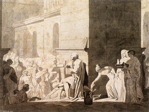 Homer Reciting His Verses To The Greeks
