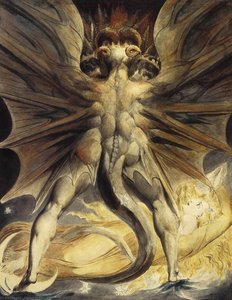 The Red Dragon And The Woman Clothed With The Sun — William Blake