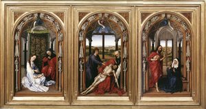 Mary Altarpiece (miraflores Altarpiece) — Rogier Van Der Weyden