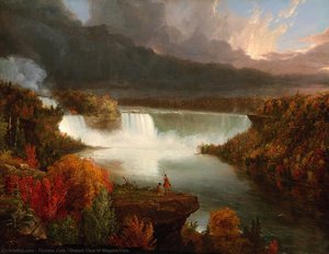 Distant View Of Niagara Falls — Thomas Cole