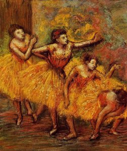 Four Dancers (also Known As Quatre Danseuses) — Edgar Degas