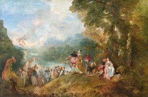 The Embarkation For Cythera — Jean-antoine Watteau