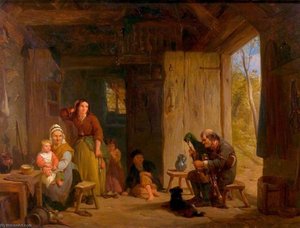 The Irish Piper — Frederick Trevelyan Goodall